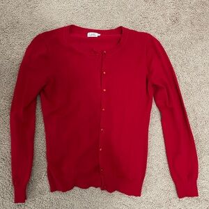 Cielo Vibrant Red Cardigan